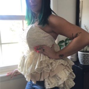 One of a kind bustier. Handmade $350.00